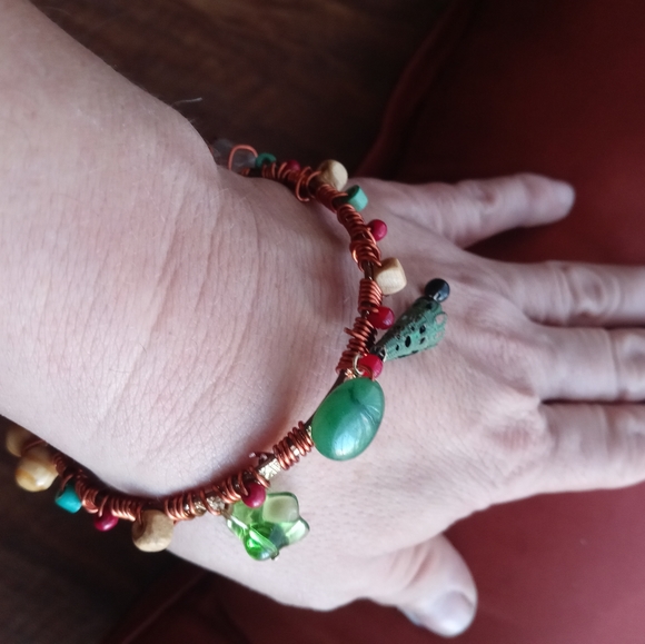 Boho bangle braclet - Picture 3 of 6